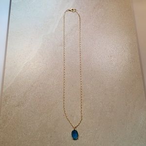 Gold chain with anthropologie charm